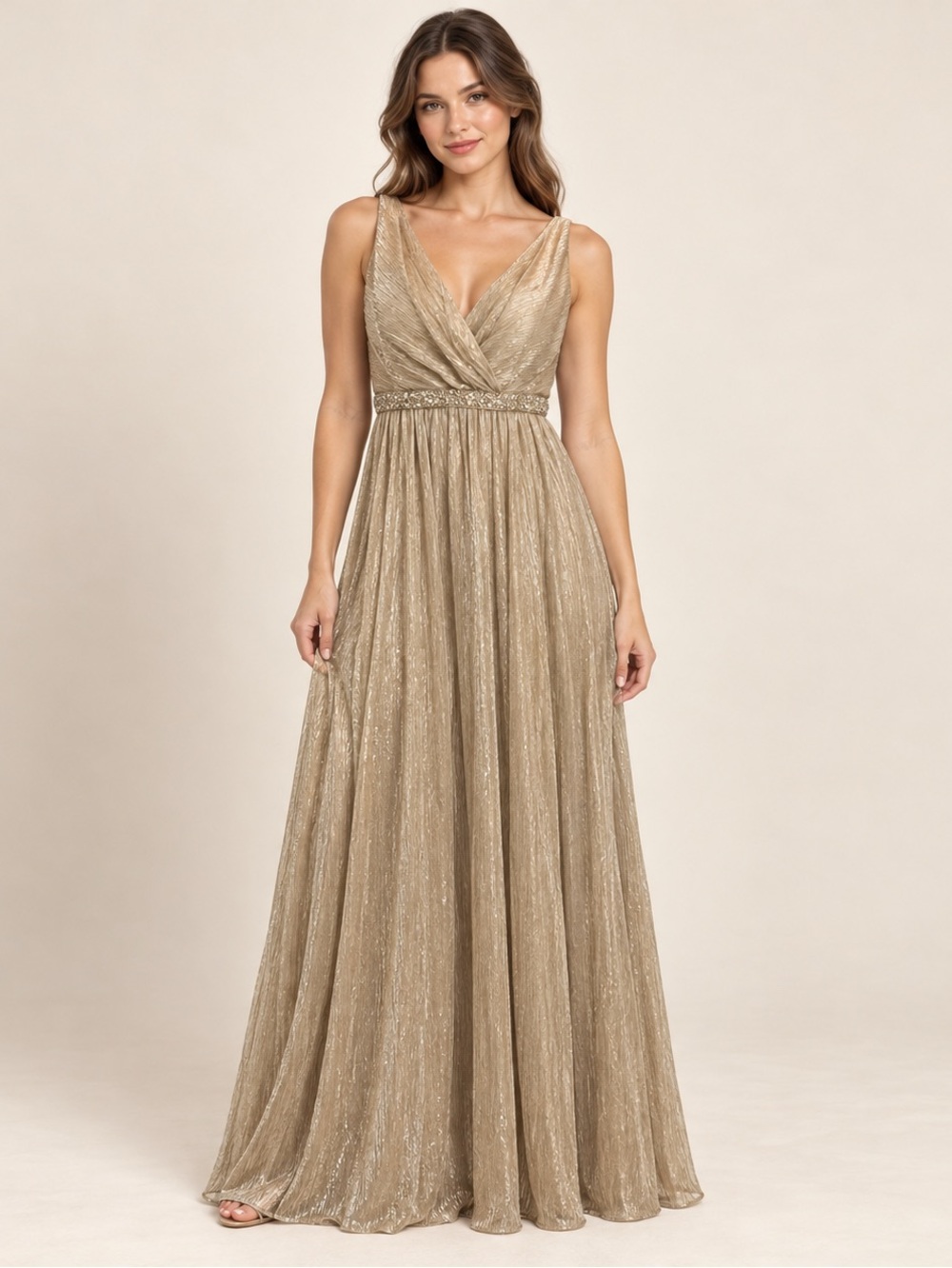 May Queen Elegant Cream Gown